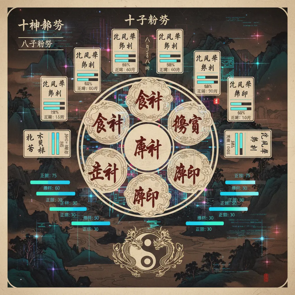 八字分數 - 十神