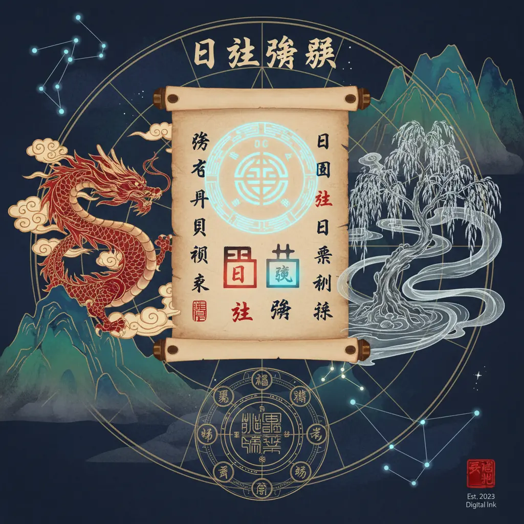 八字盤 - 日主強弱