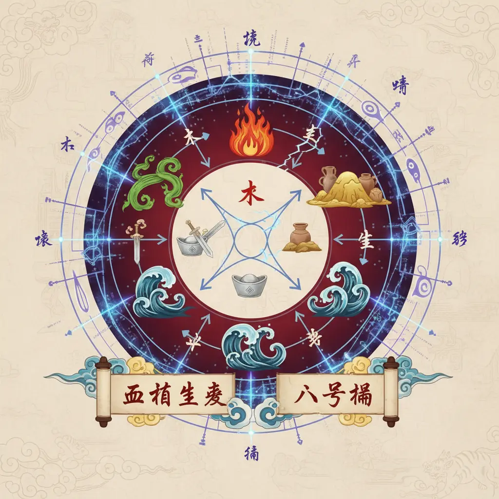 八字網 - 五行生剋