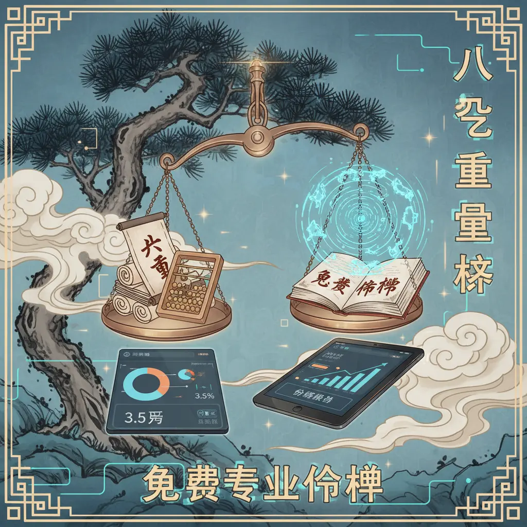 八字免費命盤 - 八字重量