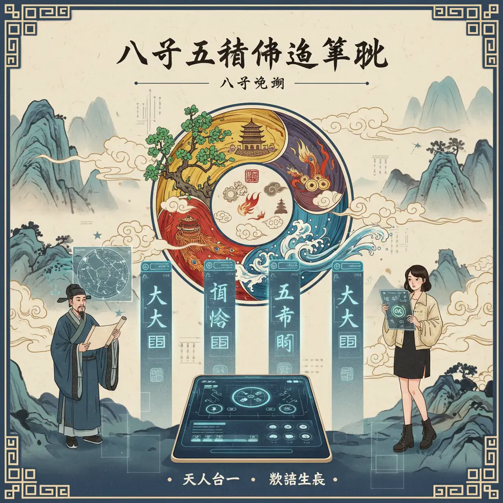 八字查詢 - 八字五行命造簡批